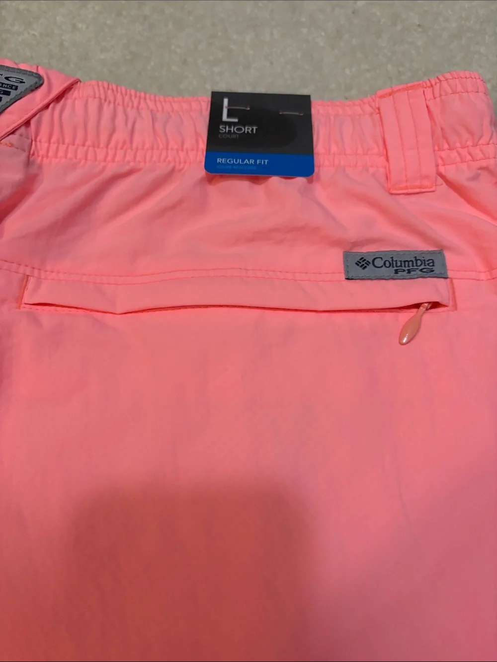 Columbia Women's Coral Pink Elastic Waist Shorts